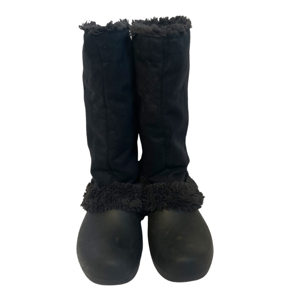 Crocs Nadia Winter Boots Women's Size 7 Sherpa Lined Tan Comfort Casual Core - Picture 7 of 11